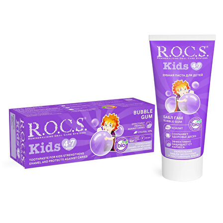 R.O.C.S.Kids Diş Macunu 35ml 4-7 Yaş Sakız
