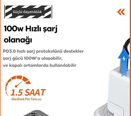 Coofbe 100w Pd 10in1 Type-C Hub Type-C to VGA 4K HDMI RJ45 3.5mm Sd Tf Kart 3xUSB3.0 Çeviriçi Hub