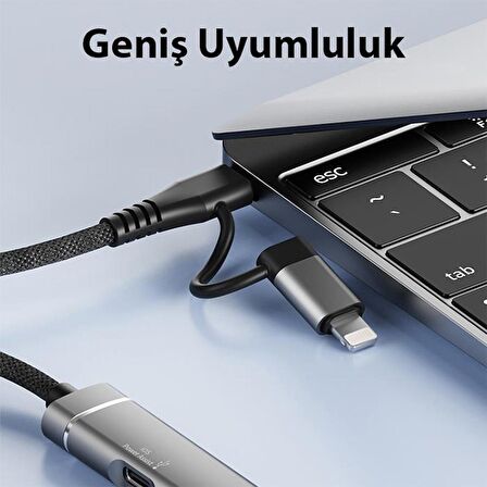 Coofbe 4in1 Type-C to USB Çoğaltıcı Çevirici Hub Type-C to 4x USB3.0 Çevirici Dönüştürücü Hub