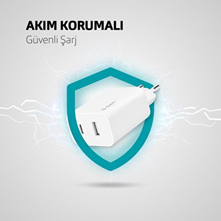 Ttec Süper Şarj Akım Koruma PD Ve Usb QC4 32W Şarj Başlığı Samsung Huawei İphone 15 15 Pro Max Şarj