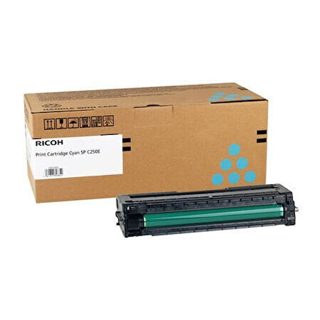 Ricoh SP-C 250 / 260 / 261 Mavi Cyan Orjinal Toner 407544 (T15495) 1.600 Sayfa