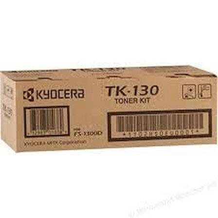 Kyocera 1T02HS0EUC (TK-130) Siyah Black Orjinal Toner FS-1300D / FS-1300Dn