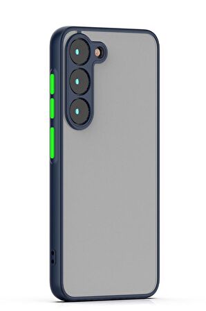 Galaxy S23 Plus Kılıf Mat Yüzey Kamera Korumalı Silikon