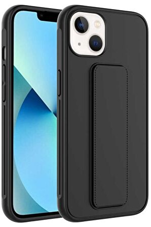 Apple iPhone 14 Plus Kılıf Standlı Mat Yüzey Kamera Çıkıntılı İnce Tasarım Kapak