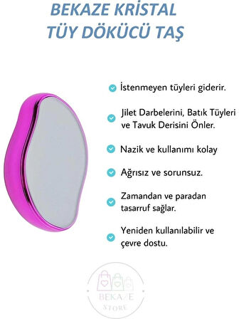  Epilasyon Aleti Tüy Silgisi Tüy Alıcı Fiziksel Kristal Epilatör 