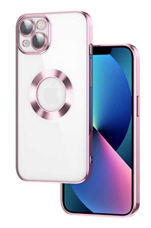 Apple iPhone 13 Kılıf Kamera Korumalı Logo Gösteren Zore Omega Kapak
