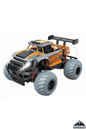 Oyuncak 2.4GHz Uzaktan Kumandalı Full Fonksiyon Şarjlı 1:14 Ölçek Rc Off-Road Arazi Aracı Turuncu
