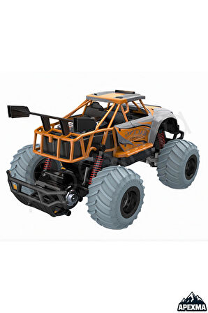 Oyuncak 2.4GHz Uzaktan Kumandalı Full Fonksiyon Şarjlı 1:14 Ölçek Rc Off-Road Arazi Aracı Turuncu