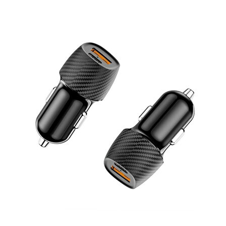 Type-C + Usb Araç Çakmaklık 36W PD Hızlı Şarj Soketi Araba Usb-C Şarz İphone Samsung Xiaomi Uyumlu
