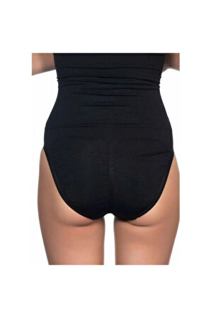 Kadın Siyah Seamless Double Slip Korse