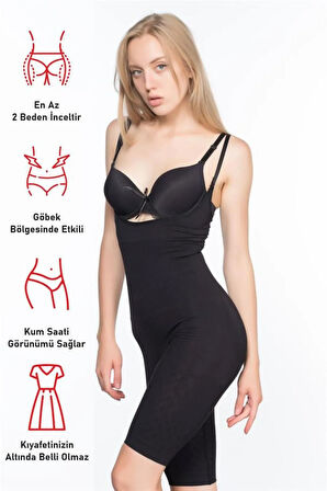 Ten Mı Göğsü Açık Paçalı Boy Korse Yeni Sezon