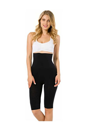 Seamless Uzun Paça Double Boxer Korse Siyah | Kompedan Emy 2015