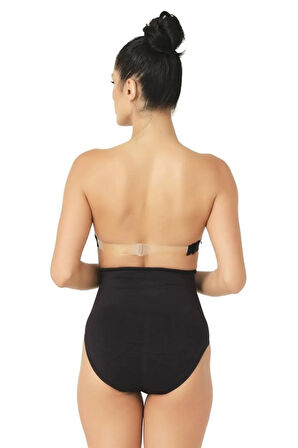 Siyah 2021 Double Düşük Bel Slip Korse