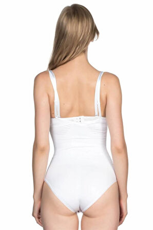 2023 Göğsü Açık Slip Çıtçıtlı Body Dikişsiz Lohusa Korse