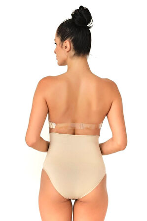 Kadın Ten Seamless Duoble Iz Yapmaz Slip Korse