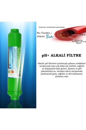 Tüm Su Arıtma Cihazları Uyumlu Ph+alkaline Filtre