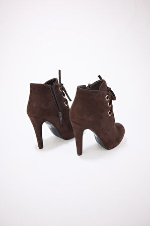 Kadın Nubuk Uzun Topuklu Ayakkabı