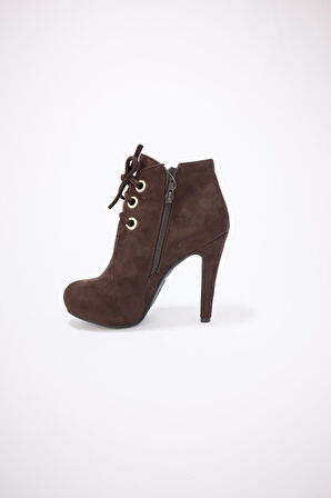 Kadın Nubuk Uzun Topuklu Ayakkabı