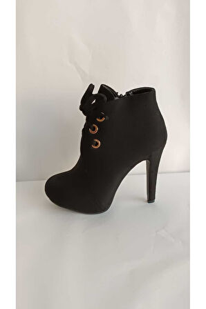 Kadın Nubuk Uzun Topuklu Ayakkabı