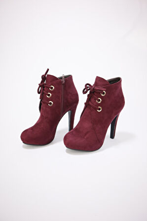 Kadın Nubuk Uzun Topuklu Ayakkabı