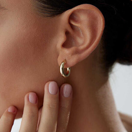 Small 4mm Bombe Halka Küpe