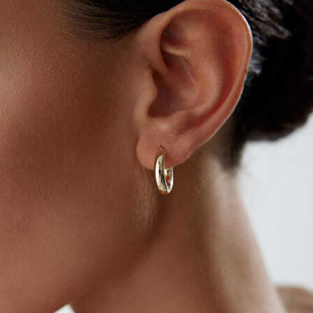 Small 4mm Bombe Halka Küpe