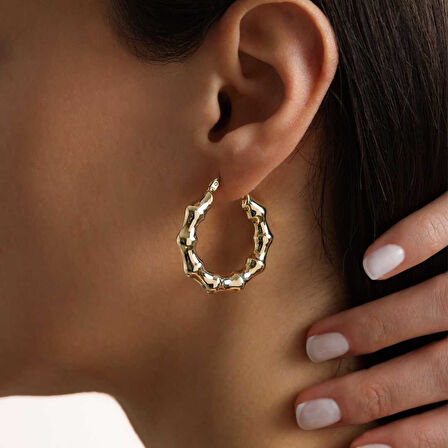 İskelet Halka Küpe