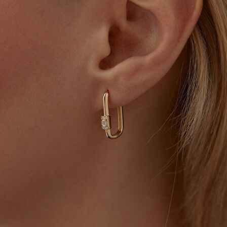 Kalın Mist Baget Ataç Küpe