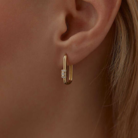 Kalın Mist Baget Ataç Küpe