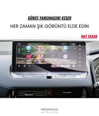 Nissan Juke 2024-2025 Navigasyon ve Multimedya Uyumlu Mat Ekran Koruyucu