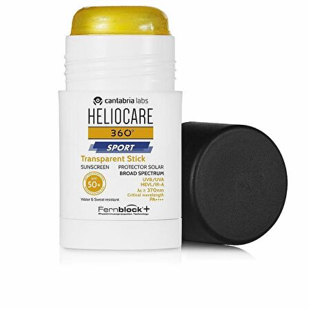 Heliocare 360 Sport Transparent Stick Sunscreen SPF50 25gr