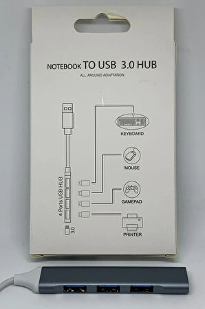 All 4 In 1 Notebook To USB 3.0 Hub Adaptör Çevirici Dönüştürücü Çoğaltıcı