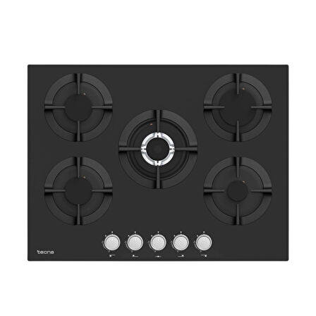 Tecna Siyah Ankastre Set  (8471 5 Gözlü Döküm Izgara 70 Cm Ankastre Ocak-8126 6 Fonksiyon Fırın-Tecna 8871 60 cm Duvar Tipi Davlumbaz)
