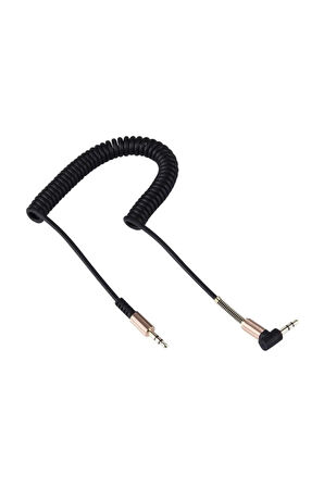 L Tipi Spralli Audio Aux Kablo 1 Mt 3.5 Mm