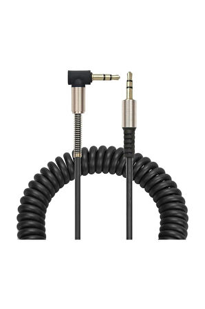 L Tipi Spralli Audio Aux Kablo 1 Mt 3.5 Mm