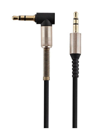 L Tipi Spralli Audio Aux Kablo 1 Mt 3.5 Mm