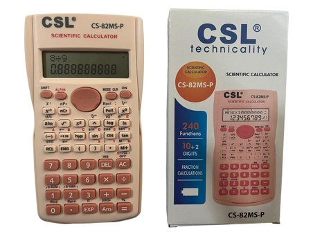 Csl Cs-82Ms-P Pembe Fonksiyonel Hesap Makinesi