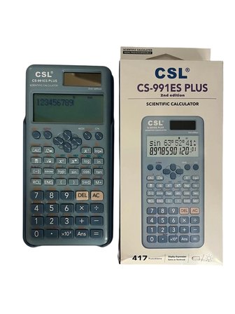 Csl Cs-991Es Plus-Blue Mavi Fonksiyonel Hesap Makinesi