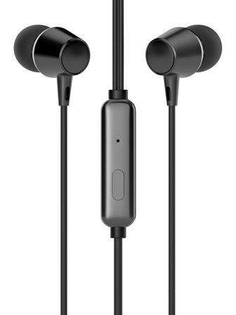 Hp Dhe-7000-Bk Kablolu Kulakiçi 3.5Mm Jack Mikrofonlu Siyah Kulaklık