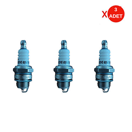 Energy L7TC 2 Zamanlı Motor Bujisi | 3 Adet Paket – Motorlu Testere, Tırpan, Jeneratör Uyumlu