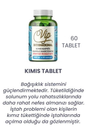 VİP İNTERNATİONAL KIMIS KAPSÜL