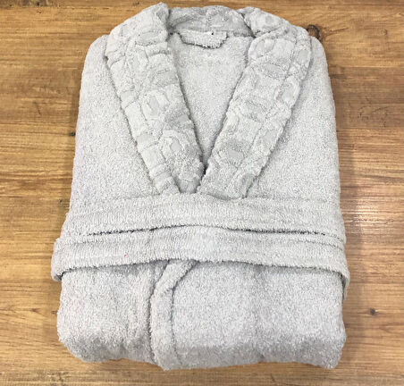 Royam Redline %100 Pamuklu Kısmi Kadife Tekli Bornoz