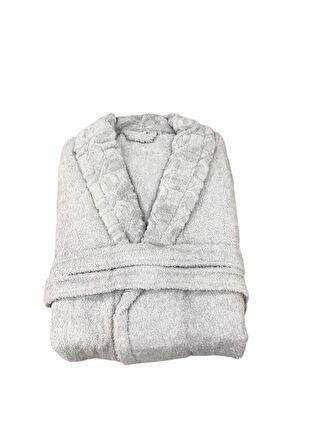 Royam Redline %100 Pamuklu Kısmi Kadife Tekli Bornoz