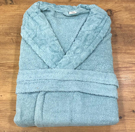 Royam Redline %100 Pamuklu Kısmi Kadife Tekli Bornoz