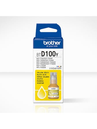 Brother Btd100Y Yellow Sarı 5.000 Sayfa Şişe Mürekkep Dcp-T430-T530-T730-T830 Mfc-T930-T935