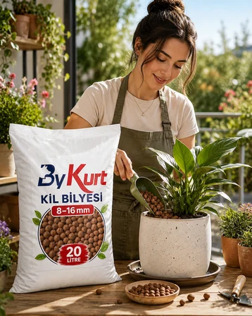 20 Litre Kil Bilyesi 8-16 MM- Saksı Bitkileri , Bahçe Peyzajı Ve Hidroponik Kullanım İçin ...