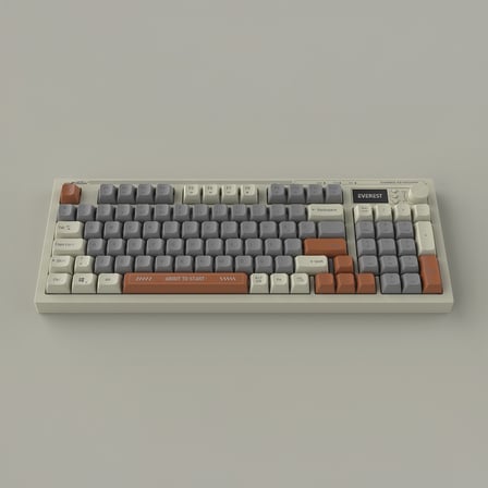 Everest Kb-79 Silent Pro Gri Mavi-Gri-Kahve Sessiz Rgb Q Membrane Oyuncu Klavyesi Kablolu