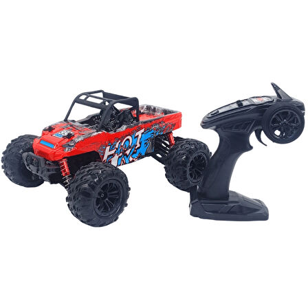 Seher Oyuncak 1:16 Uzaktan Kumandalı 40 km/h 4x4 Şarjlı Canavar Jeep – RC Yüksek Hızlı Araba 14+ Yaş