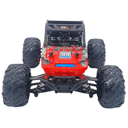 Seher Oyuncak 1:16 Uzaktan Kumandalı 40 km/h 4x4 Şarjlı Canavar Jeep – RC Yüksek Hızlı Araba 14+ Yaş