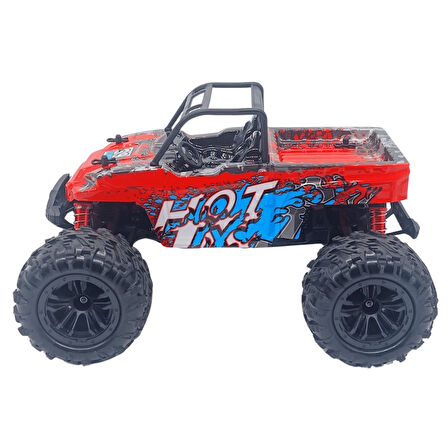 Seher Oyuncak 1:16 Uzaktan Kumandalı 40 km/h 4x4 Şarjlı Canavar Jeep – RC Yüksek Hızlı Araba 14+ Yaş